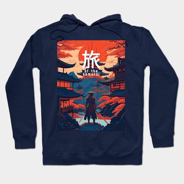 Futuristic Samurai: A Journey Through Time and Tradition Hoodie by By_Russso